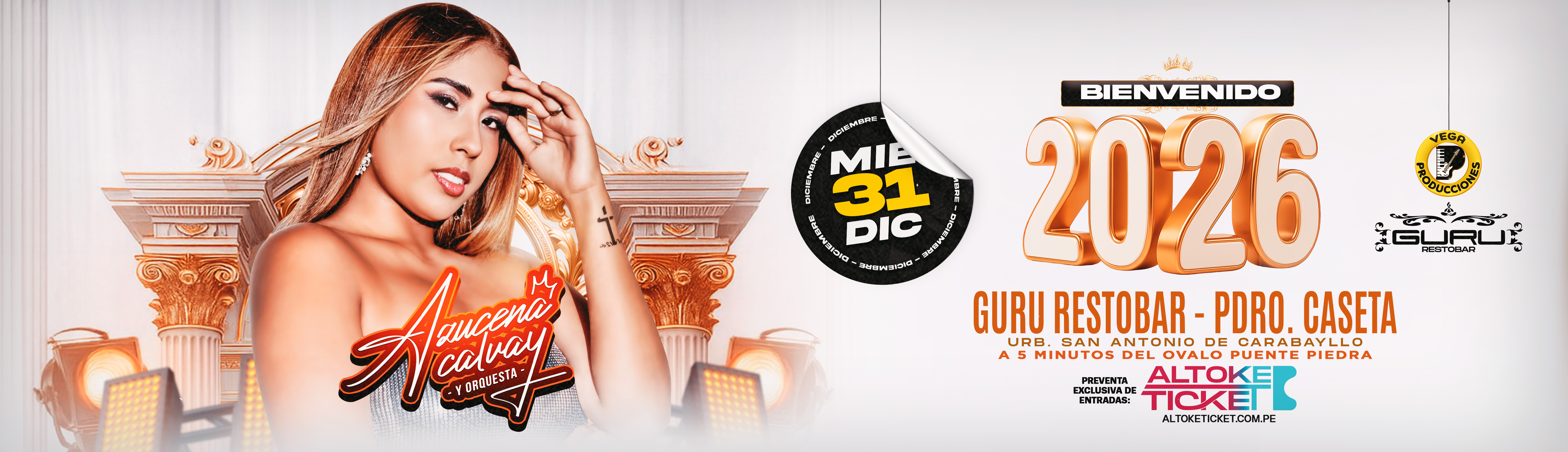 Azucena Calvay en Guru Restobar - entradas en Altoketicket