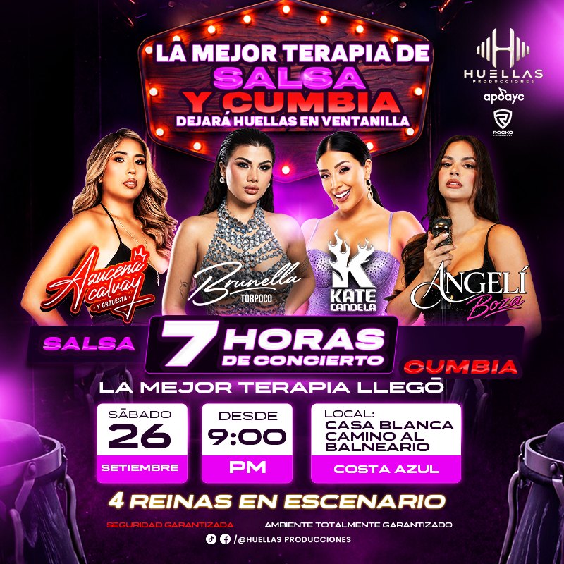 La mejor terapia de salsa y cumbia