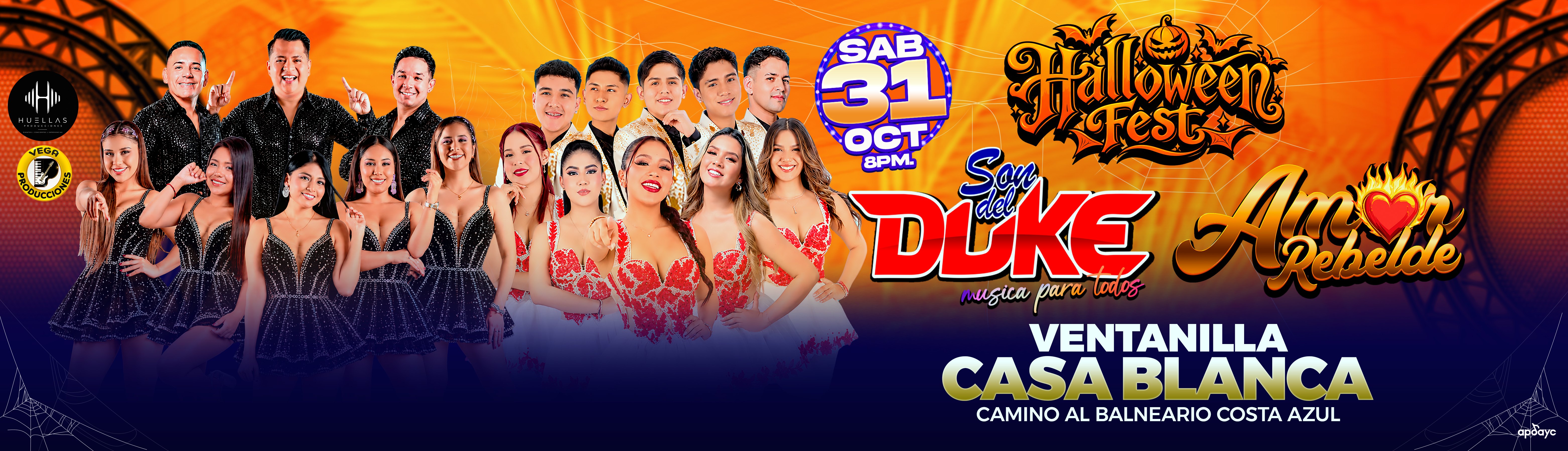 Halloween Fest: Son del Duke y Amor Rebelde - entradas en Altoketicket