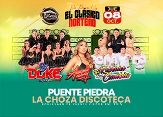 Imagen de El Clásico Norteño: Son del Duke, Azucena Calvay y Los Rebeldes de la Cumbia